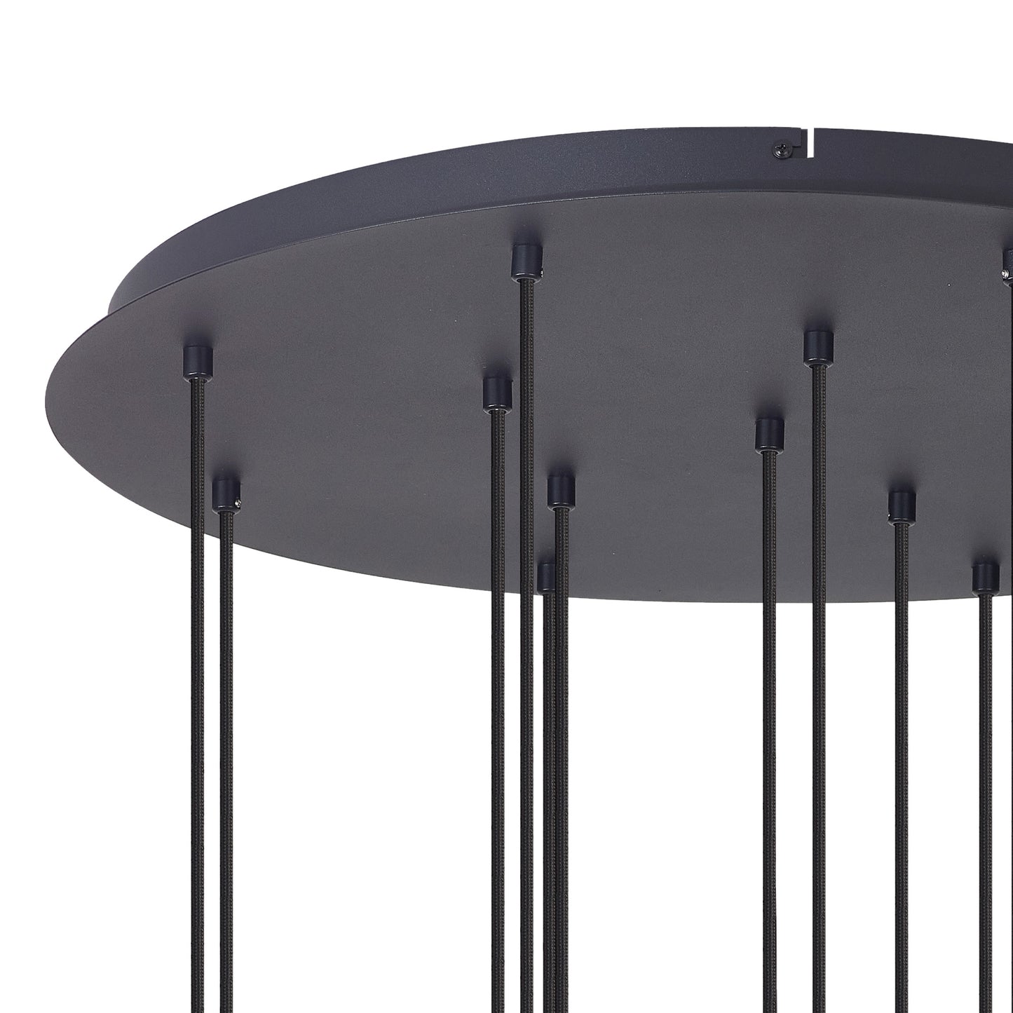 Tonic Round Pendant, 14 Light, With Replaceable 12W LEDs, 3000K, Black/Chrome/Bronze/Copper by Mantra