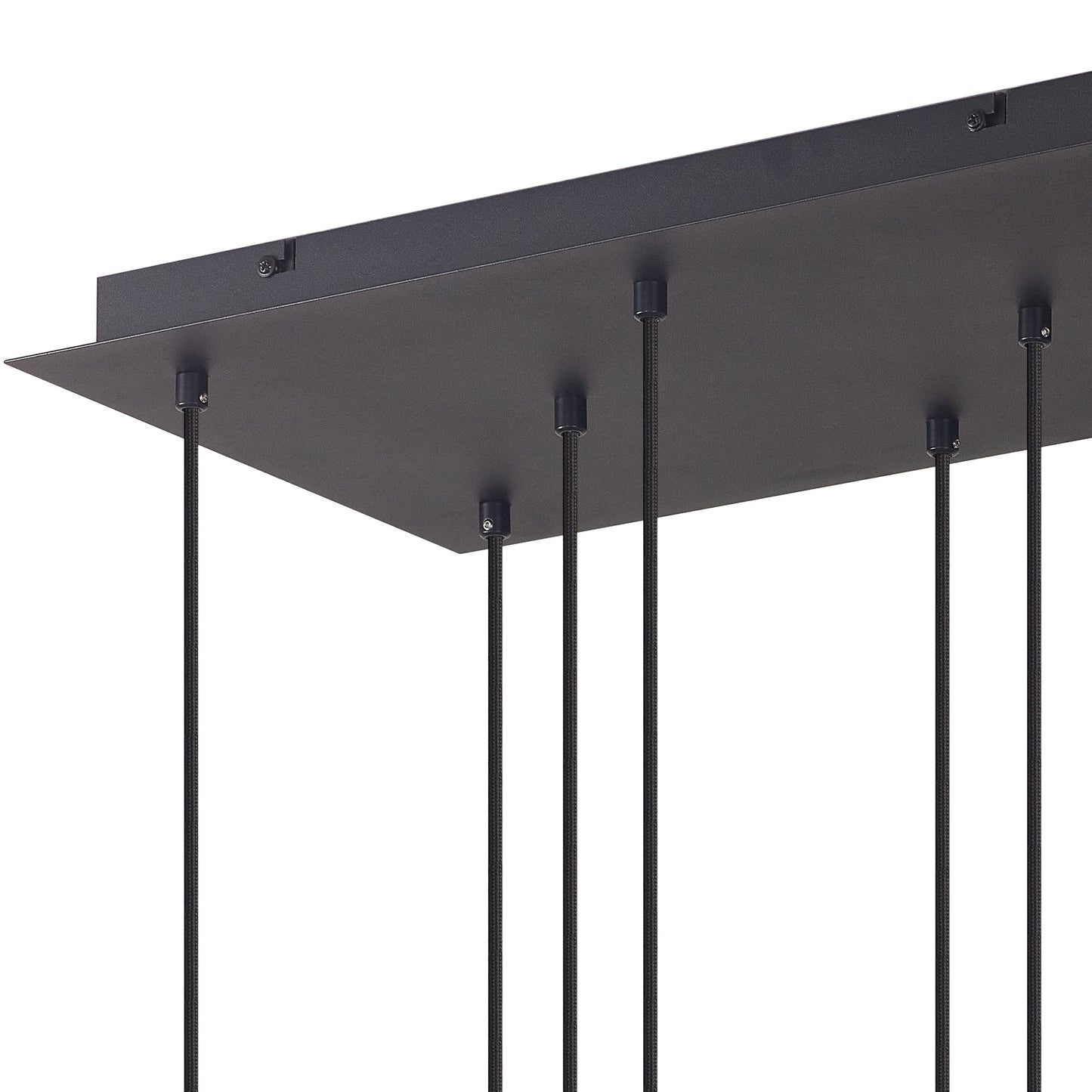 Tonic Rectangular Pendant, 8 Light, With Replaceable 12W LEDs, 3000K, Black/Chrome/Bronze/Copper by Mantra