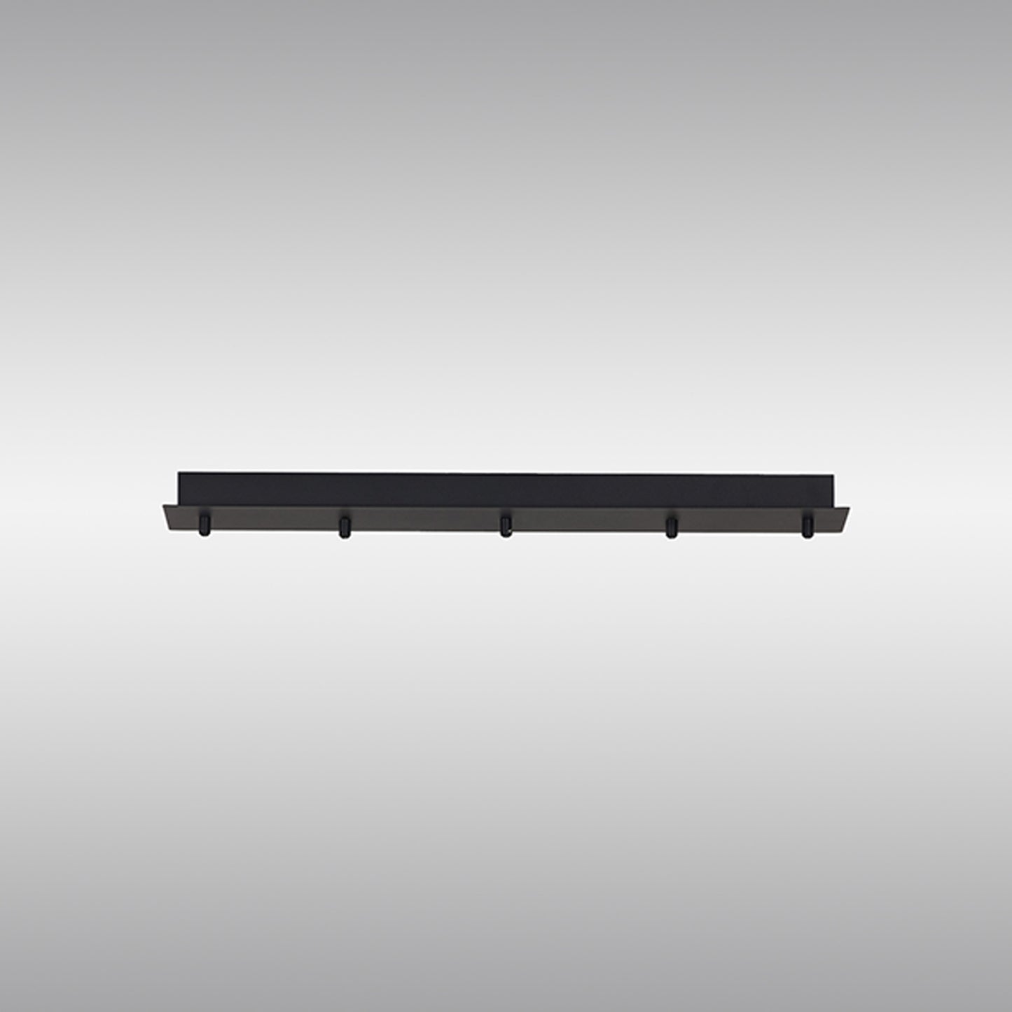 Tonic 5 Hole 1100 x 80mm Rectangular Canopy Kit, Black by Mantra