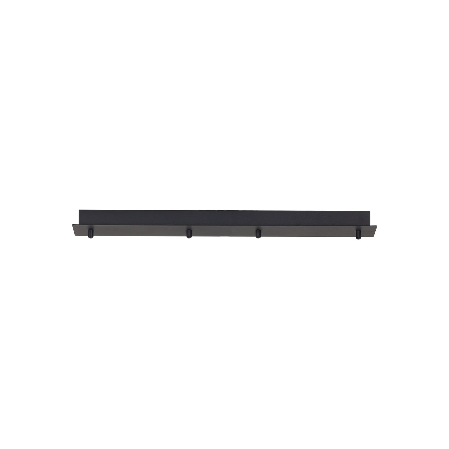 Tonic 4 Hole 850 x 80mm Rectangular Canopy Kit, Black by Mantra