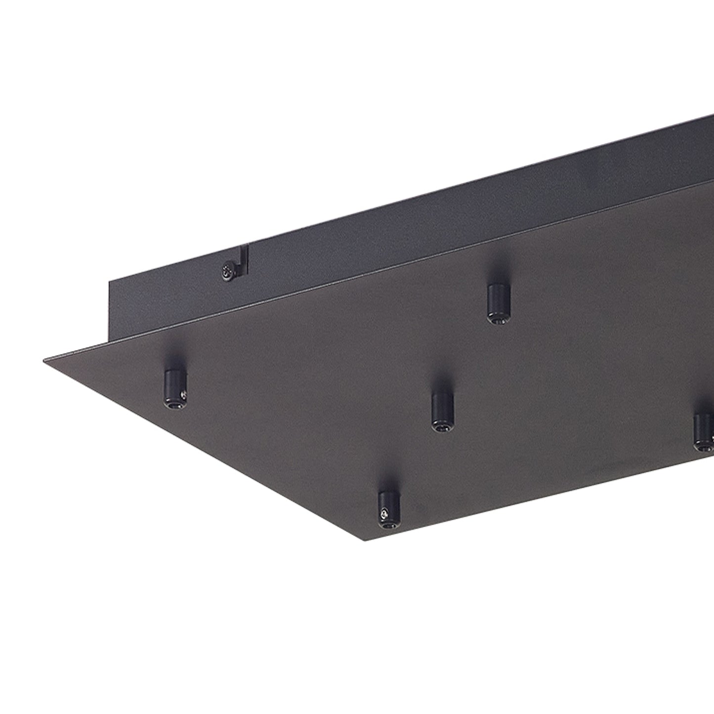 Tonic 8 Hole 500 x 300mm Rectangular Canopy Kit, Black by Mantra
