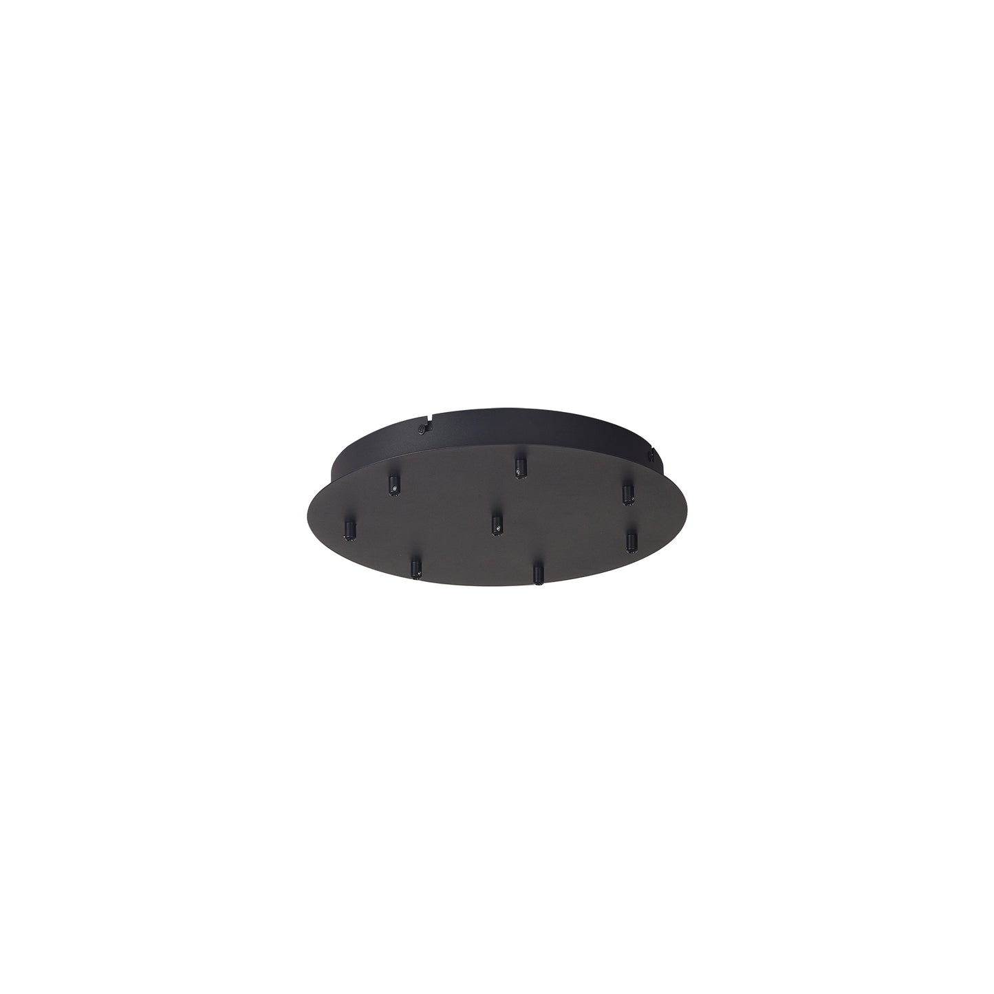 Tonic 8 Hole 400mm Round Canopy Kit, Black by Mantra