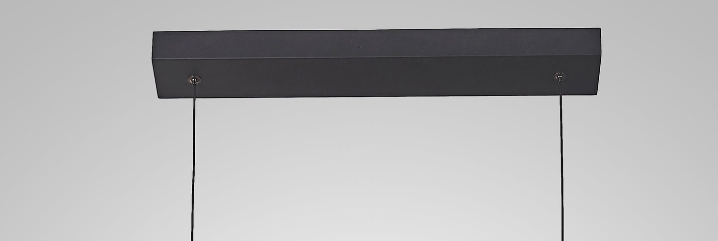 Torch Linear Pendant, 22W LED, 3000K, 1750lm, Sand Black, 3yrs Warranty by Mantra