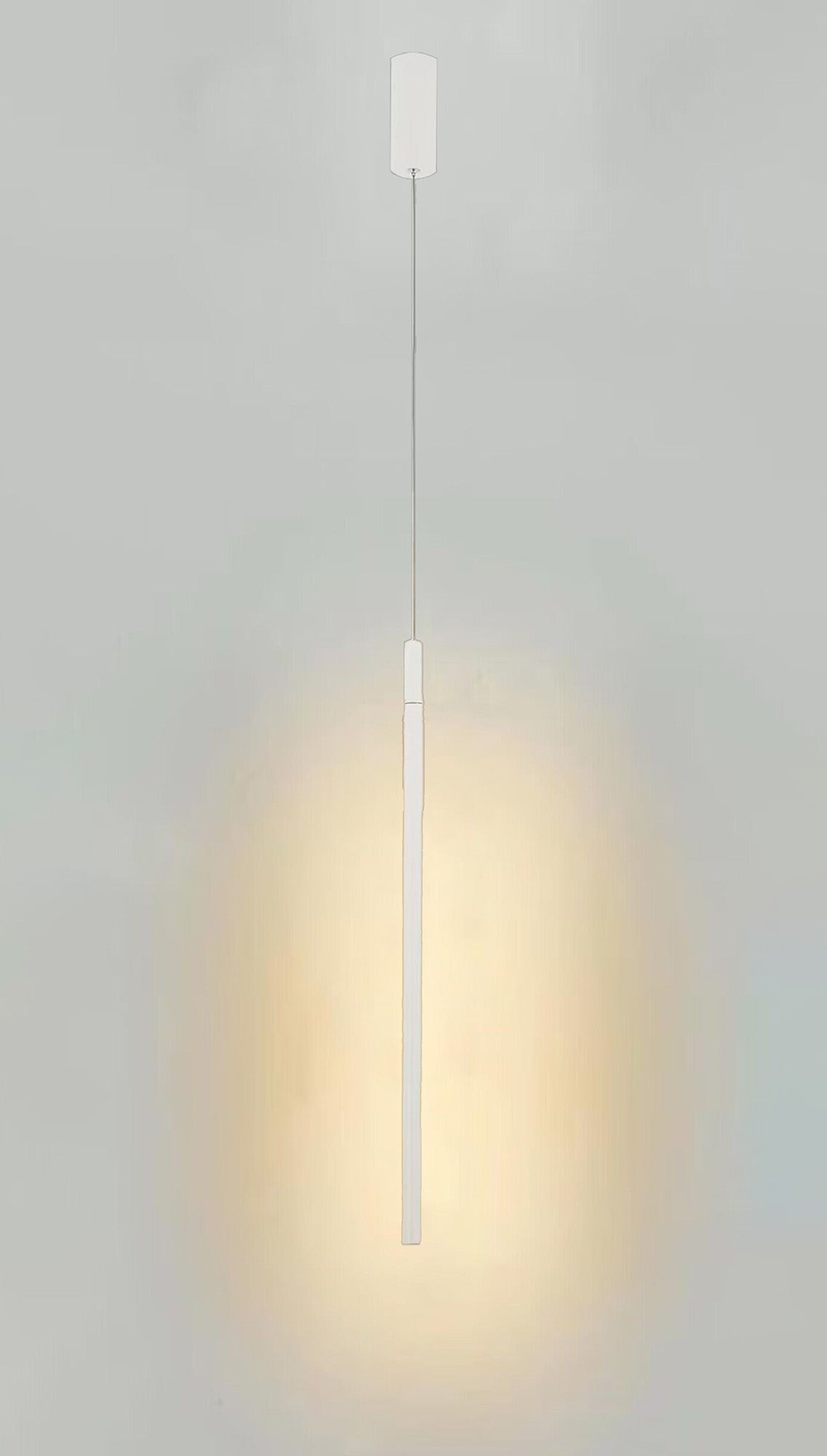 Torch Vertical Pendant, 11W LED, 3000K, 900lm, Sand White, 3yrs Warranty by Mantra