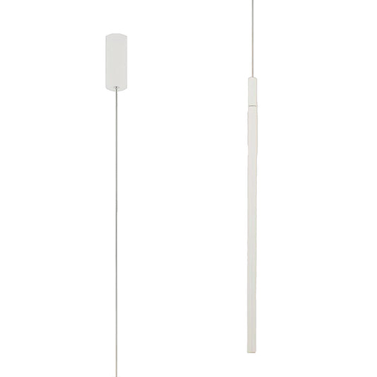 Torch Vertical Pendant, 11W LED, 3000K, 900lm, Sand White, 3yrs Warranty by Mantra