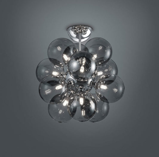 Trio Alicia  - Ceiling lamp - Smoke - Trio 607601206