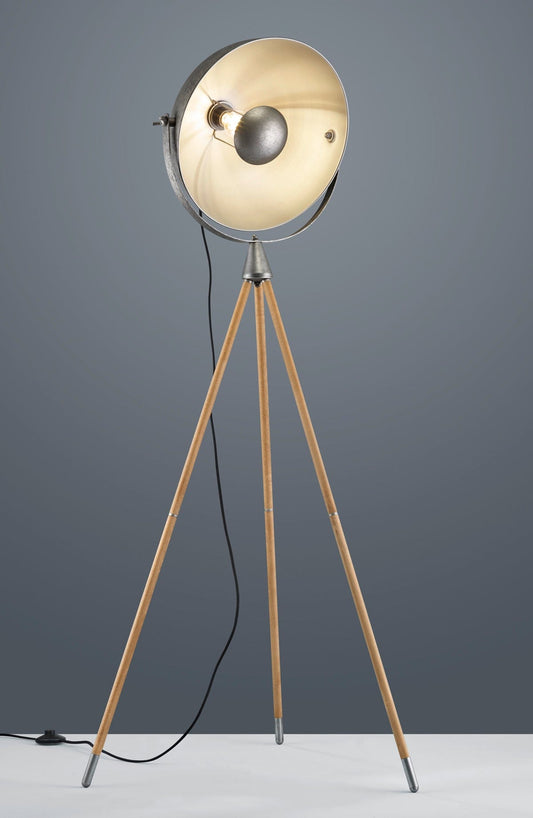 Trio Delhi  - Floor lamp - Nickel Antique - Trio 403400167