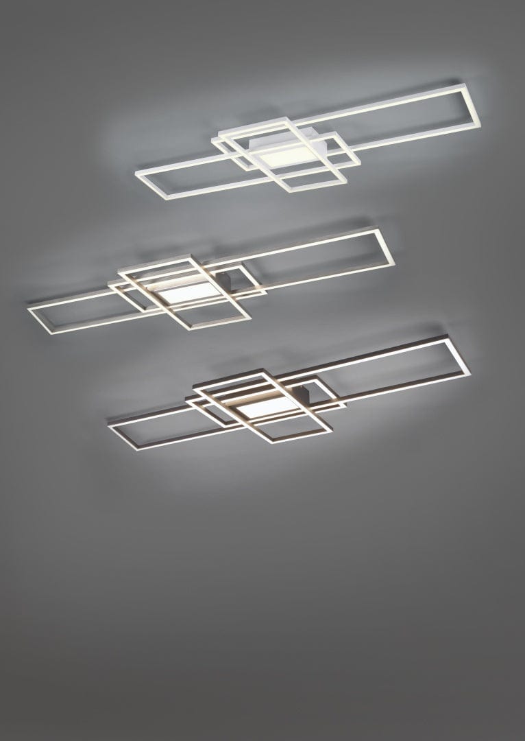 Trio Irvine  - Ceiling lamp - Nickel Matt - Trio 620010407