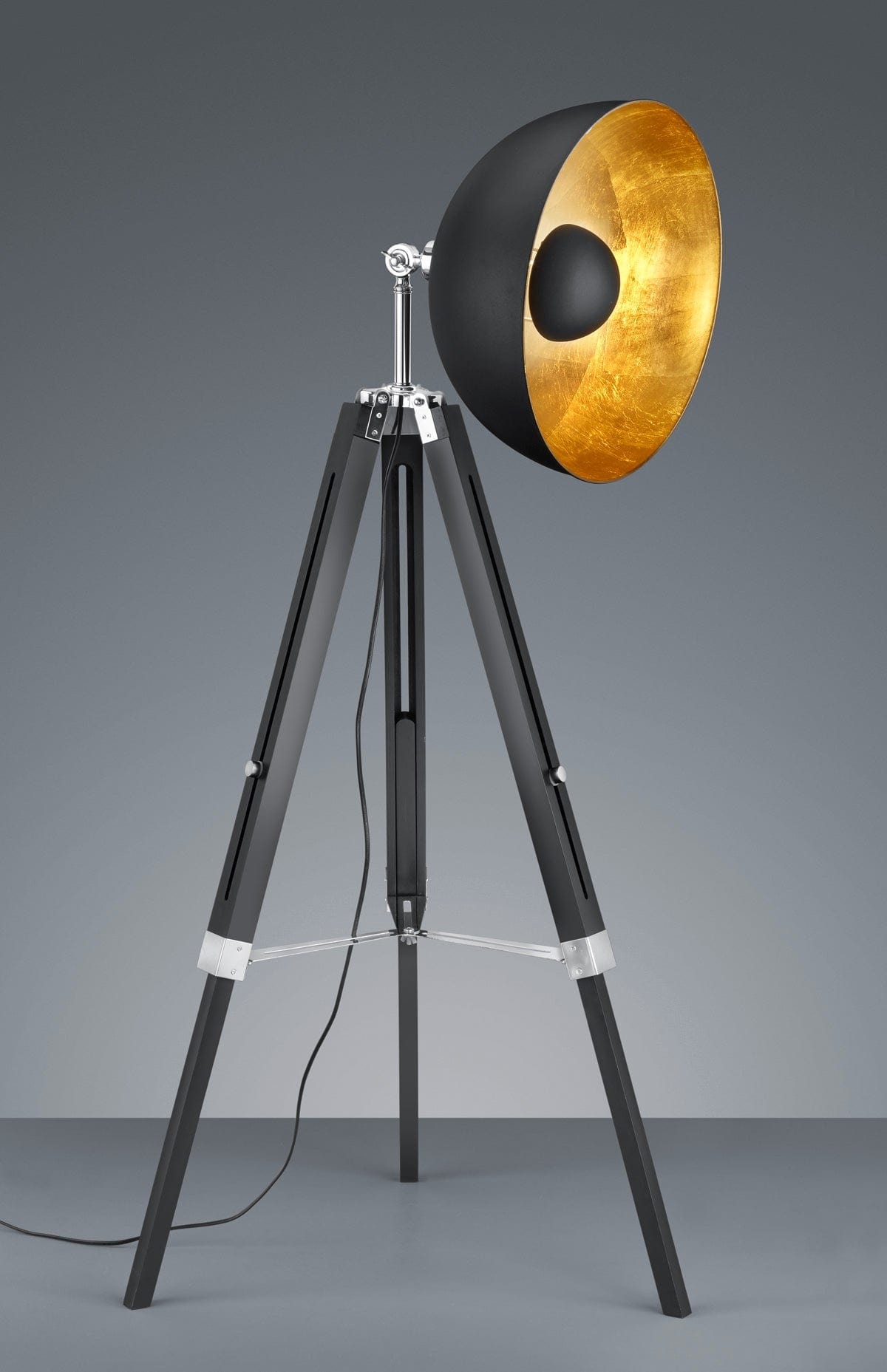 Trio Liège  - Floor lamp - Black Matt - Trio 407800132