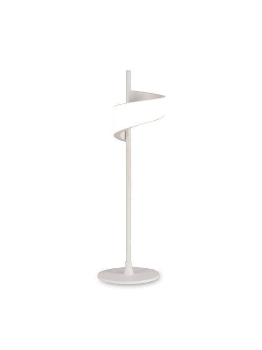 Tsunami 1 Light Table Lamp, 6W LED, 3000K, 450lm, Sand White, 3yrs Warranty by Mantra