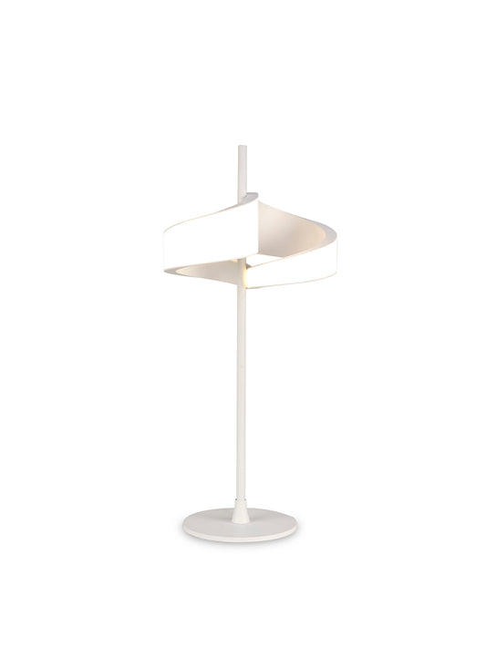 Tsunami 2 Light Table Lamp, 12W LED, 3000K, 900lm, Sand White, 3yrs Warranty by Mantra