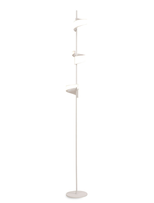 Tsunami 3 Light Floor Lamp, 36W LED, 3000K, 2700lm, Sand White, 3yrs Warranty by Mantra