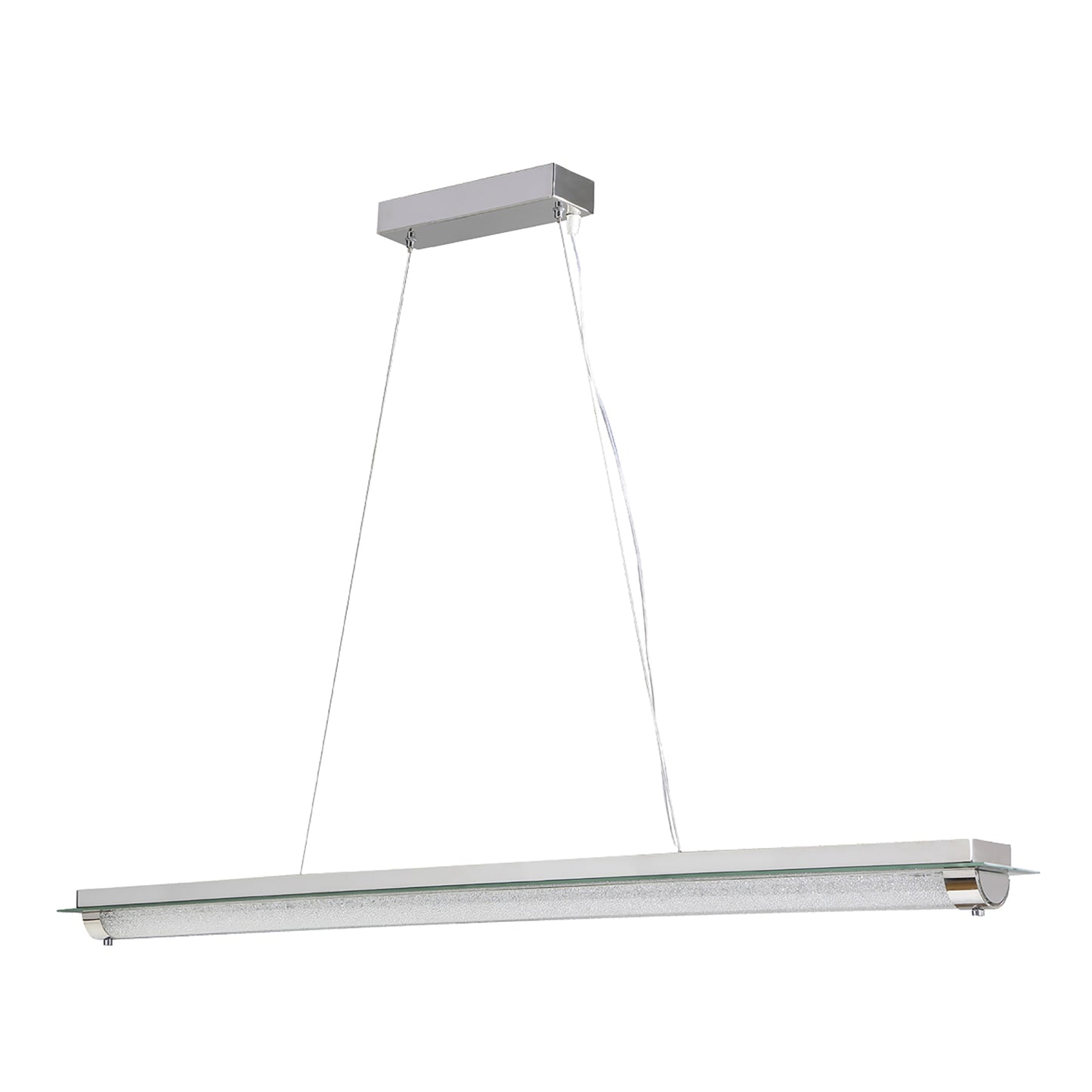 Tube Pendant 36W LED 4000K Polished Chrome/Mirror/Sand Diamond, 2800lm, 3yrs Warranty by Mantra