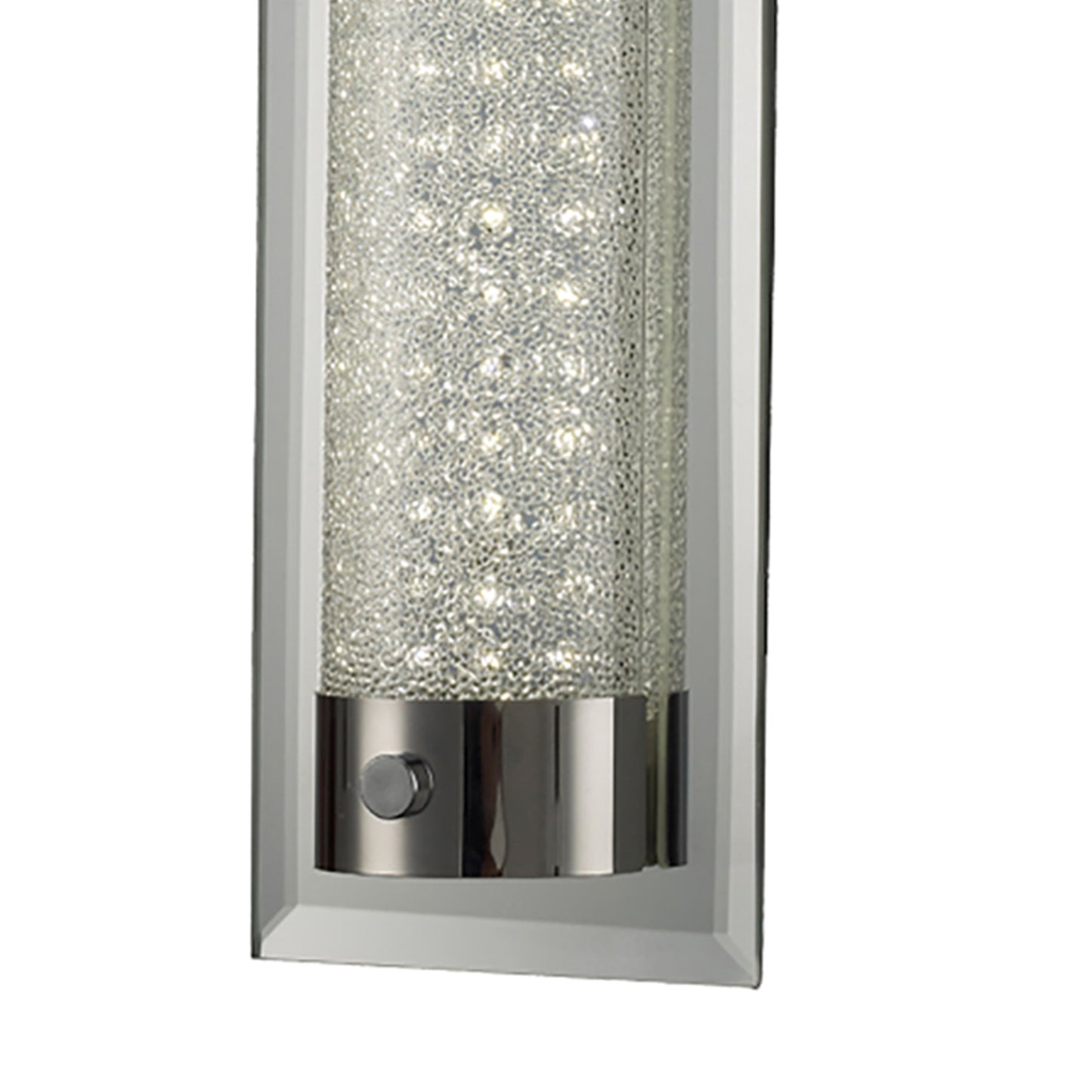 Tube Flush 13W LED 4000K Polished Chrome/Sand Diamond, 1100lm, 3yrs Warranty by Mantra