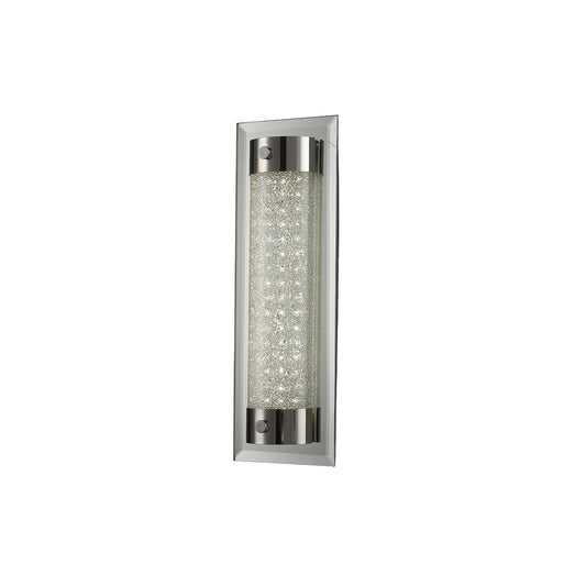 Tube Flush 13W LED 4000K Polished Chrome/Sand Diamond, 1100lm, 3yrs Warranty by Mantra