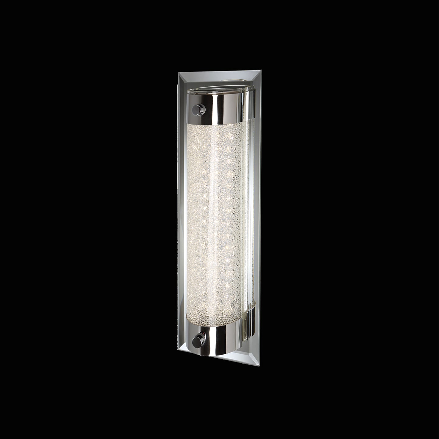 Tube Flush 8W LED 4000K Polished Chrome/ Sand Diamond, 680lm, 3yrs Warranty by Mantra