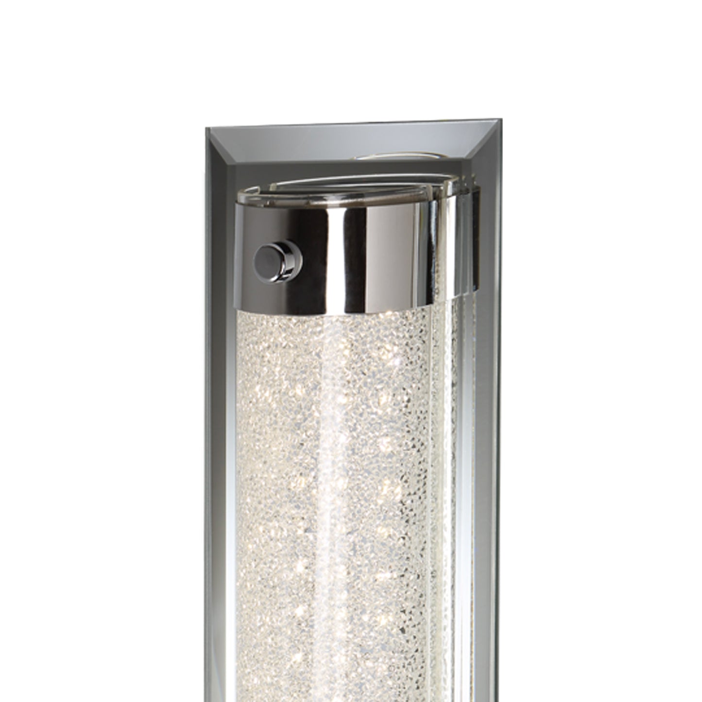 Tube Flush 8W LED 4000K Polished Chrome/ Sand Diamond, 680lm, 3yrs Warranty by Mantra