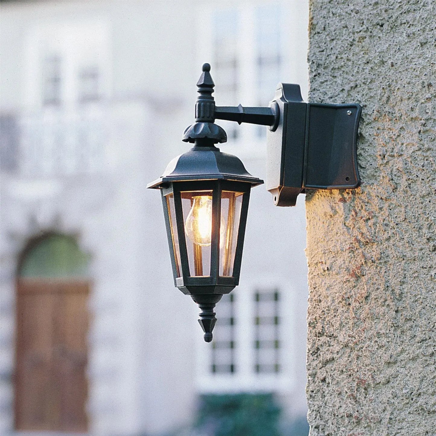 Konstsmide - Pallas - Black Outdoor Wall Light - SPECIAL OFFER