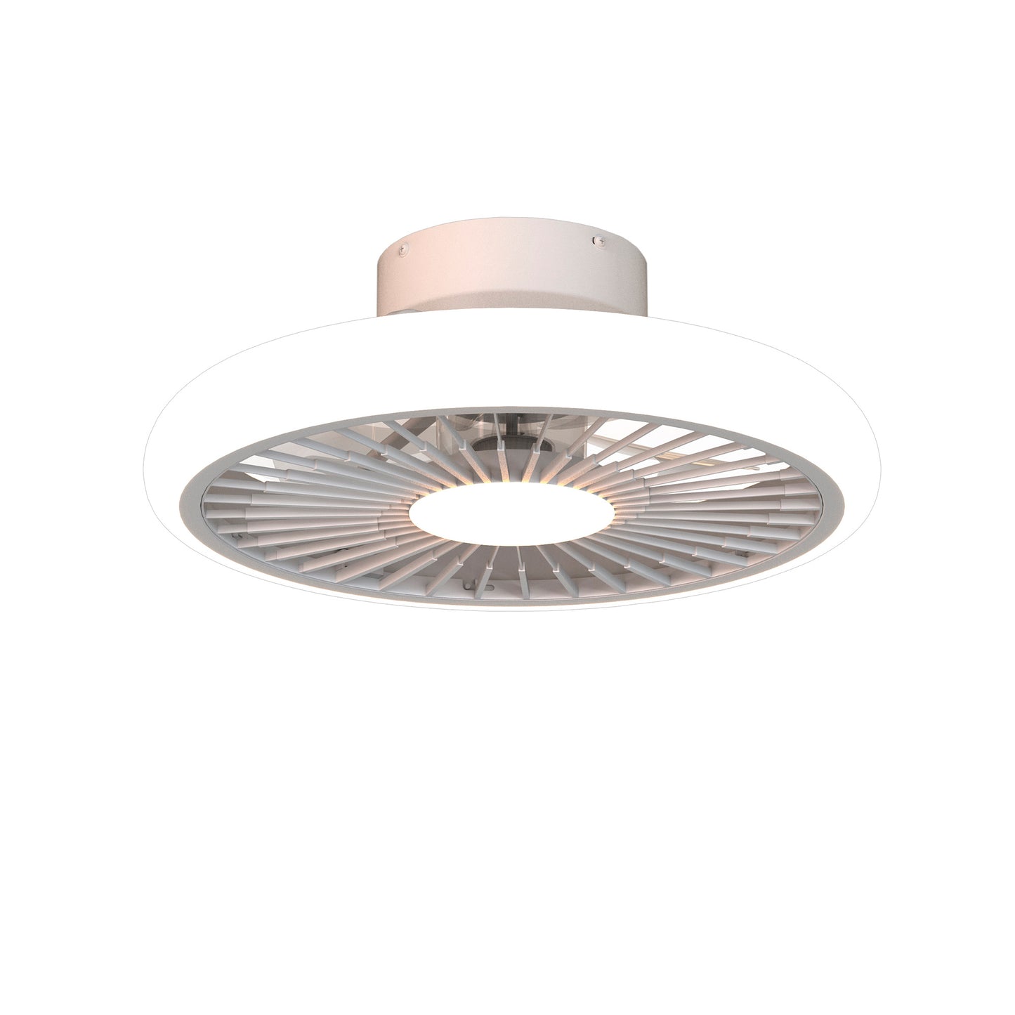 Turbo 55W LED Dimmable Ceiling Light With Built-In 30W DC Reversible Fan, White, 4100lm, 5yrs Warranty by Mantra