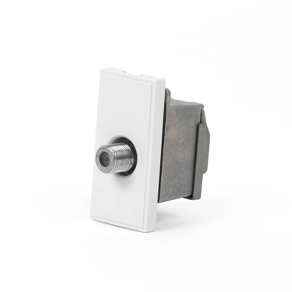 White F Connector (Screened) EM-Euro Module