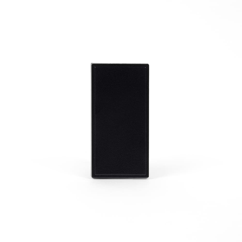 Black Blank Plate 25*50MM EM-Euro Module