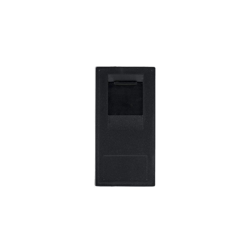 Black RJ45 CAT5e EM-Euro Module