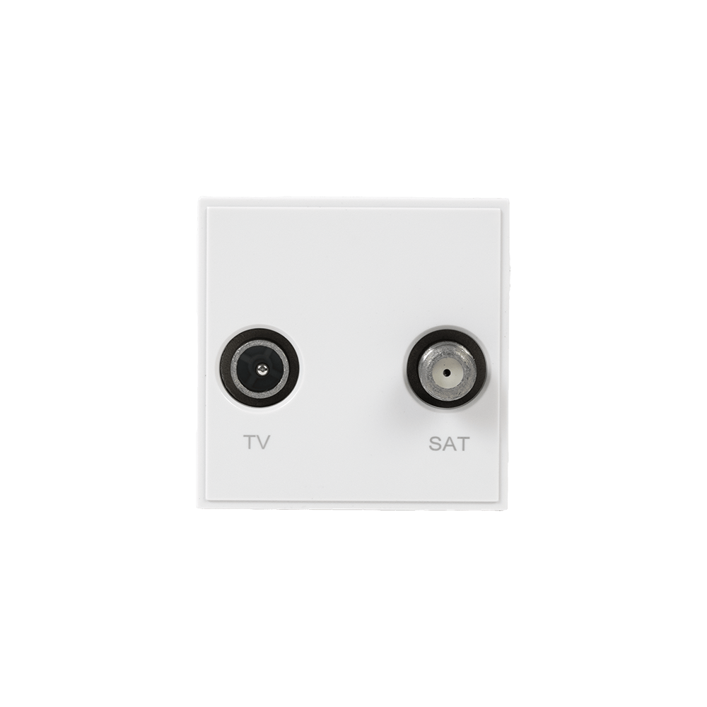 White TV/SAT EM-Euro Module