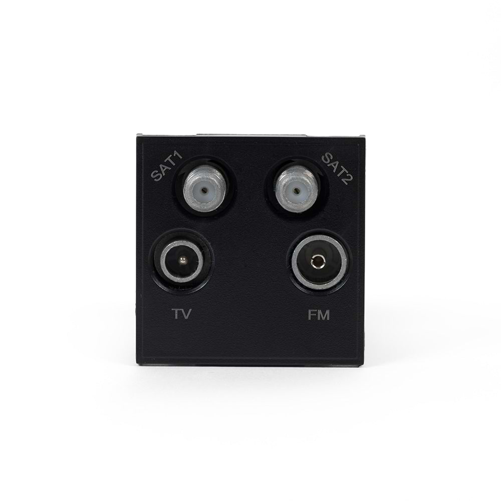 Black SAT1/SAT2/TV/Radio EM-Euro Module