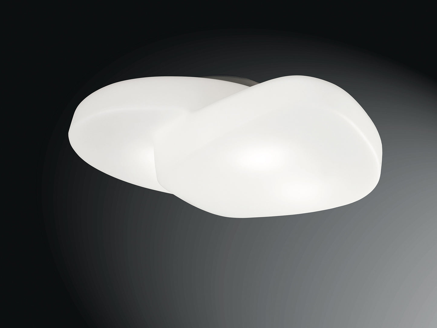 Ufo Ceiling 4 Light E27 Outdoor IP44, Matt White/Opal White by Mantra