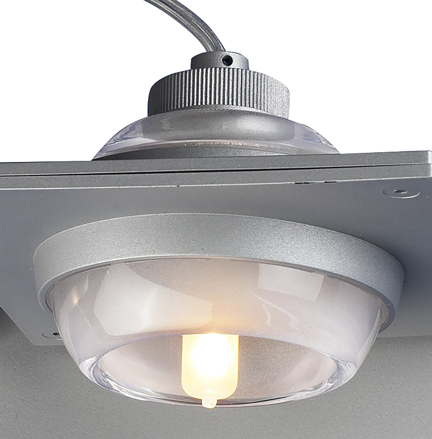 (0040 006) Ull Wall Lamp 2 Light G9 Silver Grey by Mantra