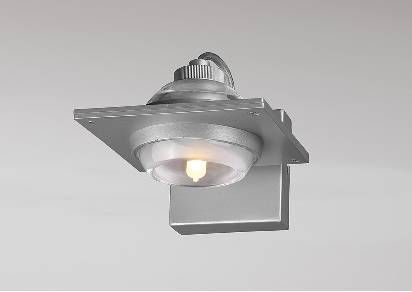 (0040 007) Ull Wall Lamp 1 Light G9 Silver Grey by Mantra