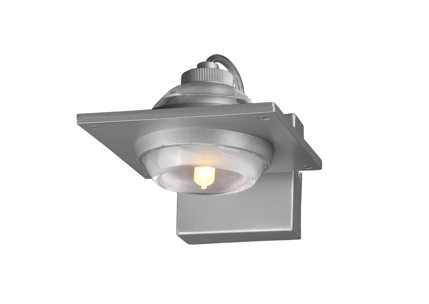 (0040 007) Ull Wall Lamp 1 Light G9 Silver Grey by Mantra