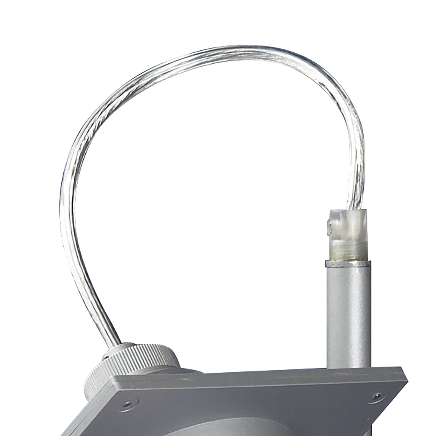 (0040 008) Ull Table Lamp 1 Light G9 Silver Grey by Mantra