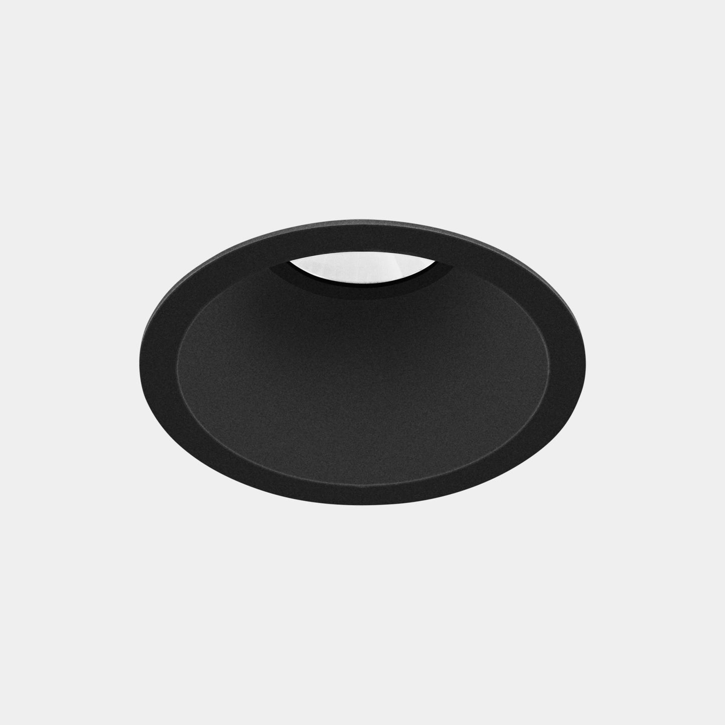 Architectural Recessed Downlight- Black-300k- Phase Dim- 7° Beam Angle- 587lm