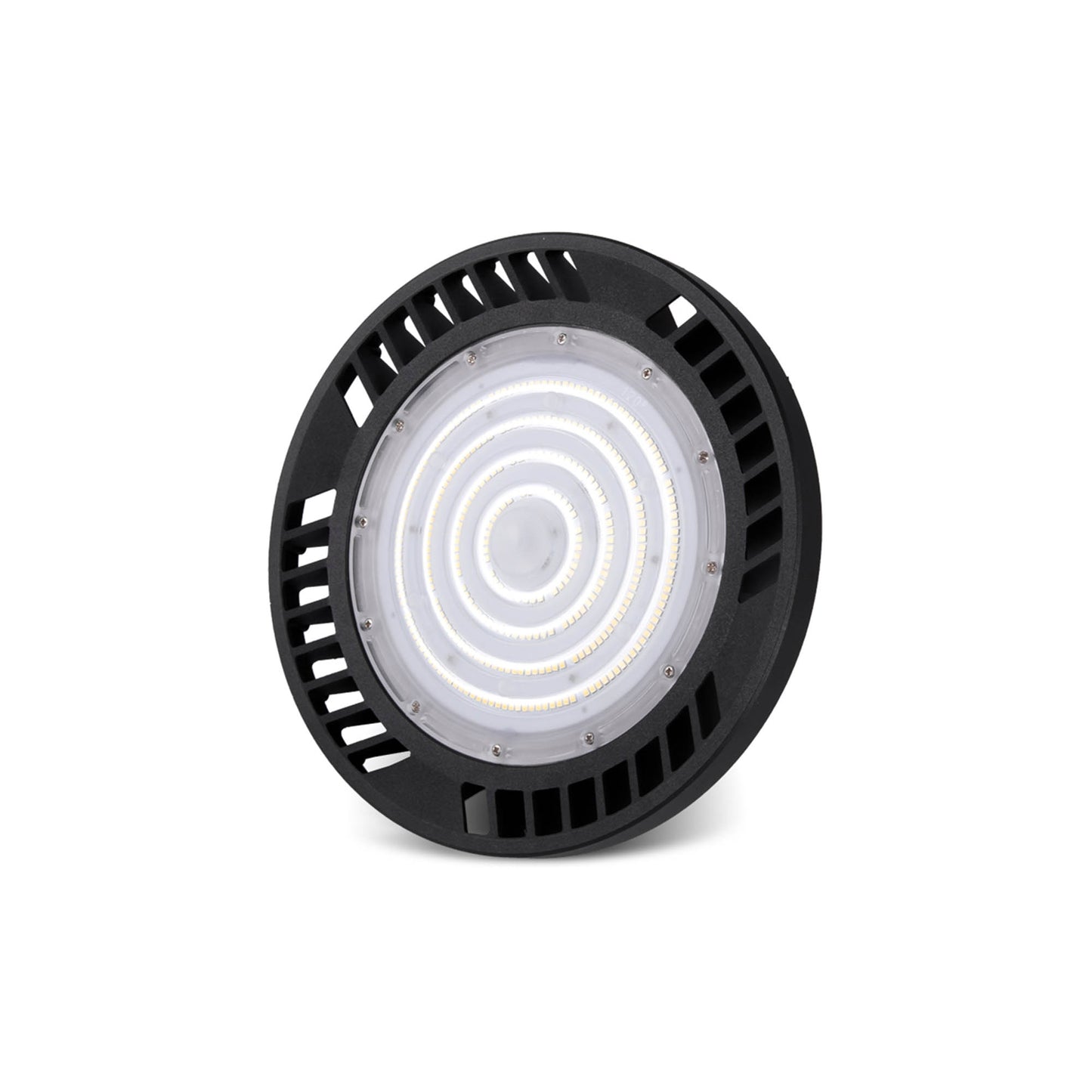 Urano UFO Bay Downlight, 150W LED 60º, 4000K, 21000lm, Black, IP65, 3yrs Warranty by Mantra