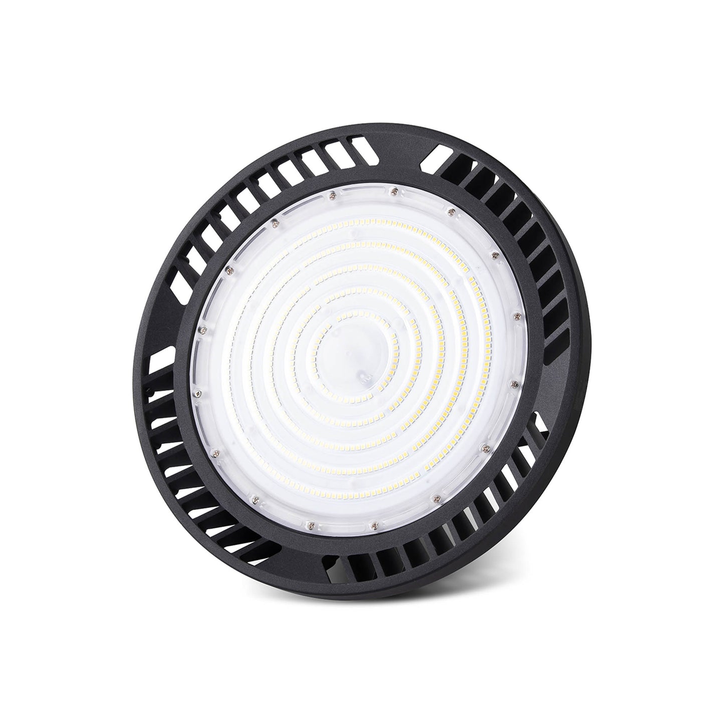 Urano UFO Bay Downlight, 200W LED 60º, 4000K, 28000lm, Black, IP65, 3yrs Warranty by Mantra