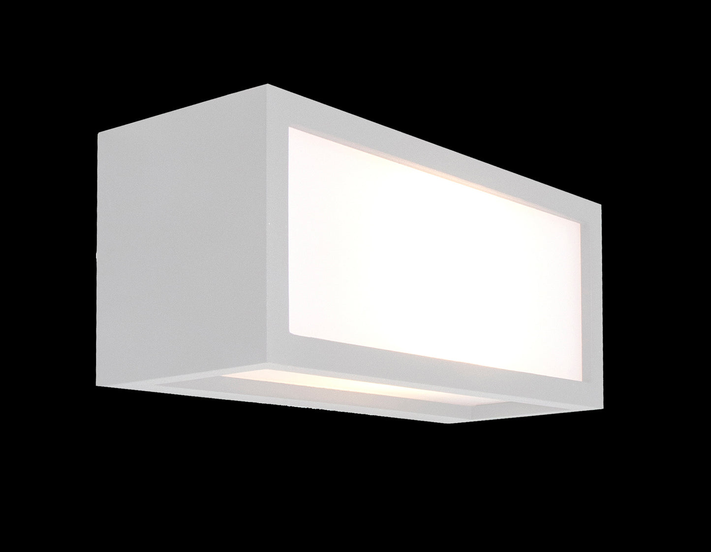 Utah Wall Lamp, 1 Light E27, IP65, White, 2yrs Warranty by Mantra