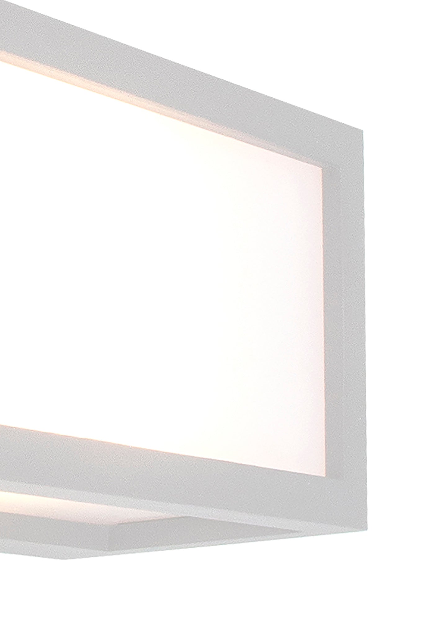 Utah Wall Lamp, 1 Light E27, IP65, White, 2yrs Warranty by Mantra