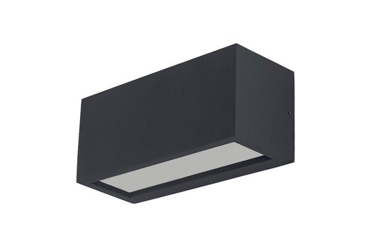 Utah Wall Lamp Up/Down, 1 Light E27, IP65, Graphite, 2yrs Warranty by Mantra