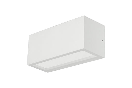 Utah Wall Lamp Up/Down, 1 Light E27, IP65, White, 2yrs Warranty by Mantra