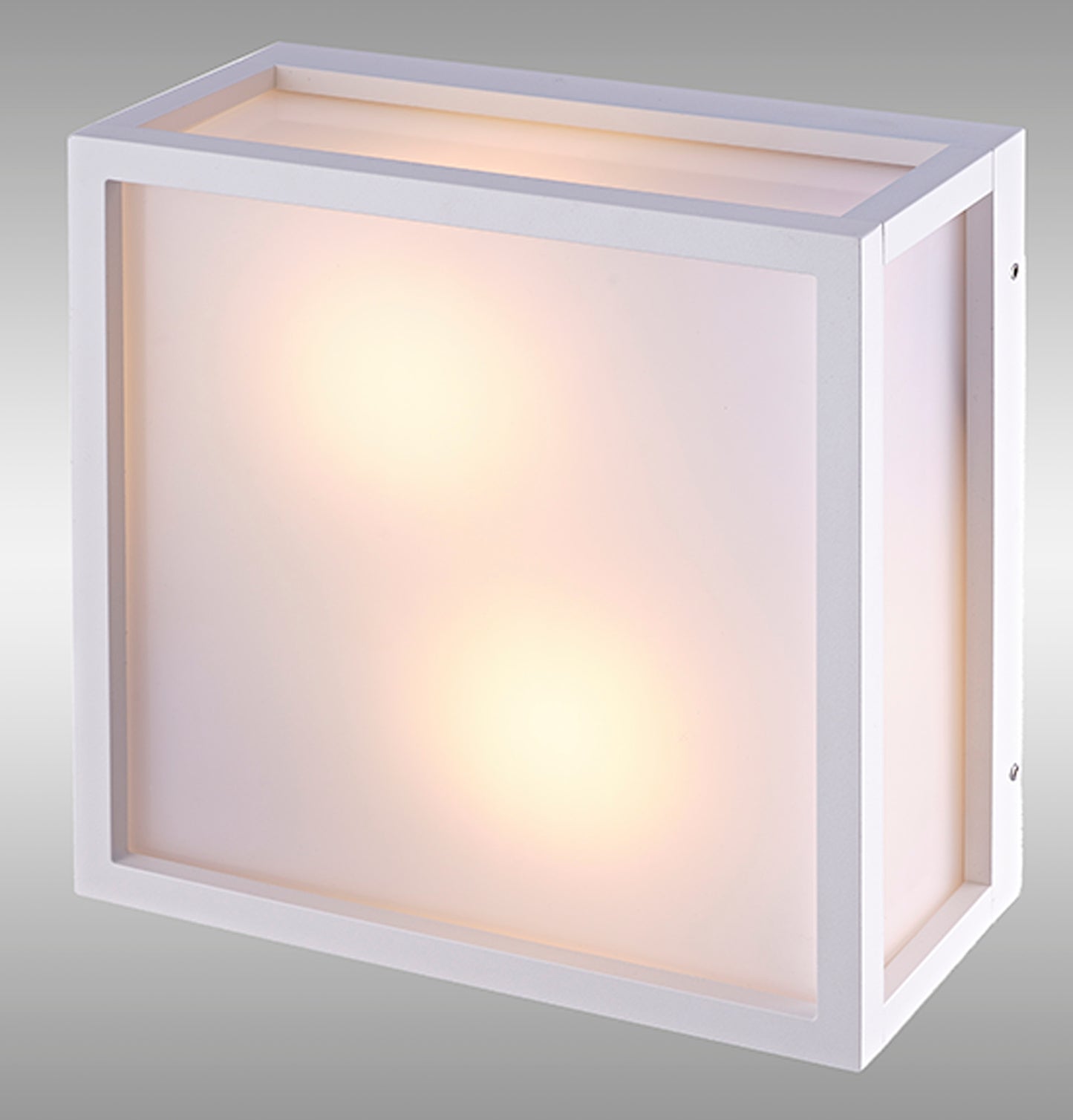 Utah Ceiling Light, 2 Light E27, IP65, White, 2yrs Warranty by Mantra