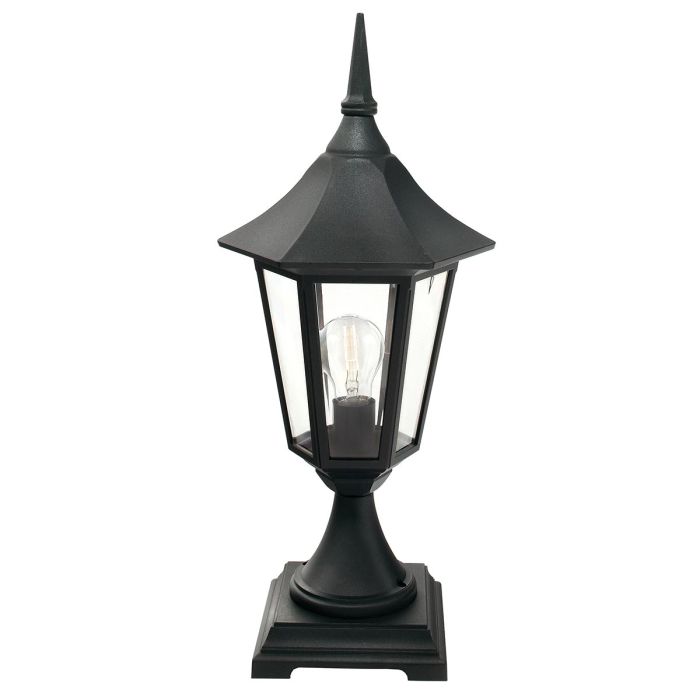 Valencia 1 Light Pedestal - Black