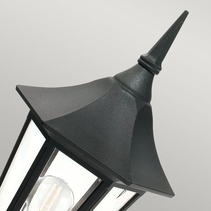 Valencia 1 Light Pedestal - Black