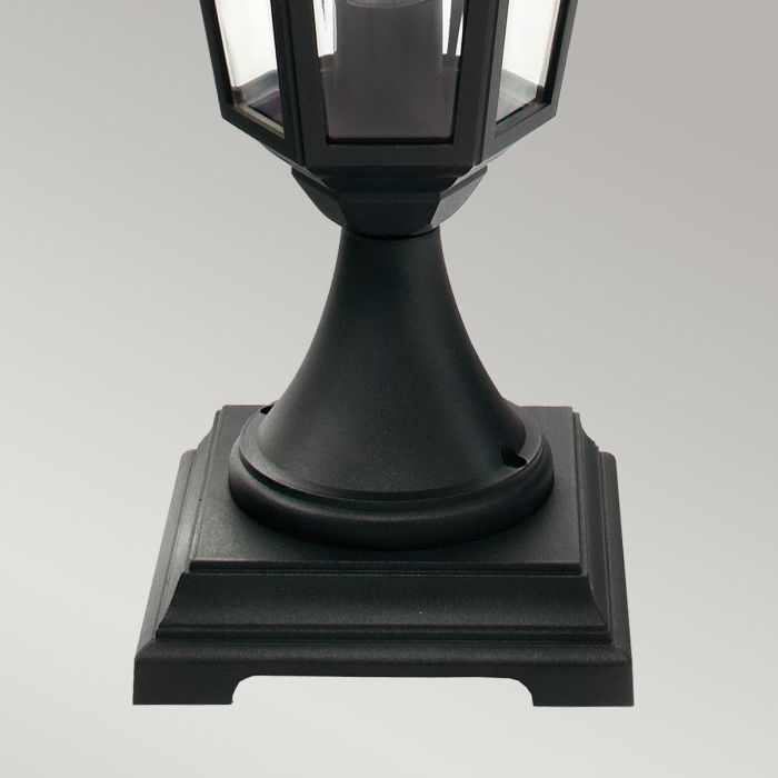 Valencia 1 Light Pedestal - Black