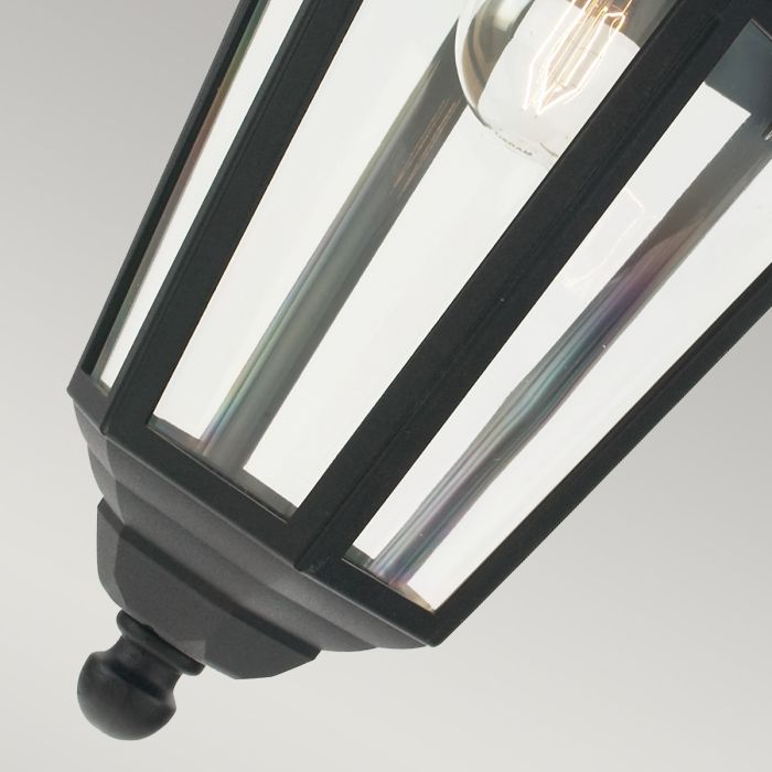 Valencia 1 Light Chain Lantern - Black