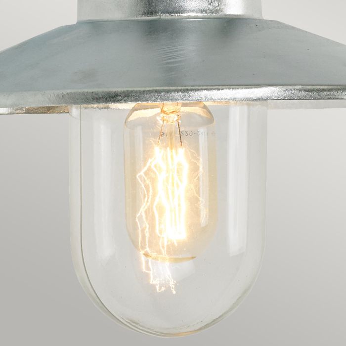 Vansbro 1 Light Wall Lantern Galvanised