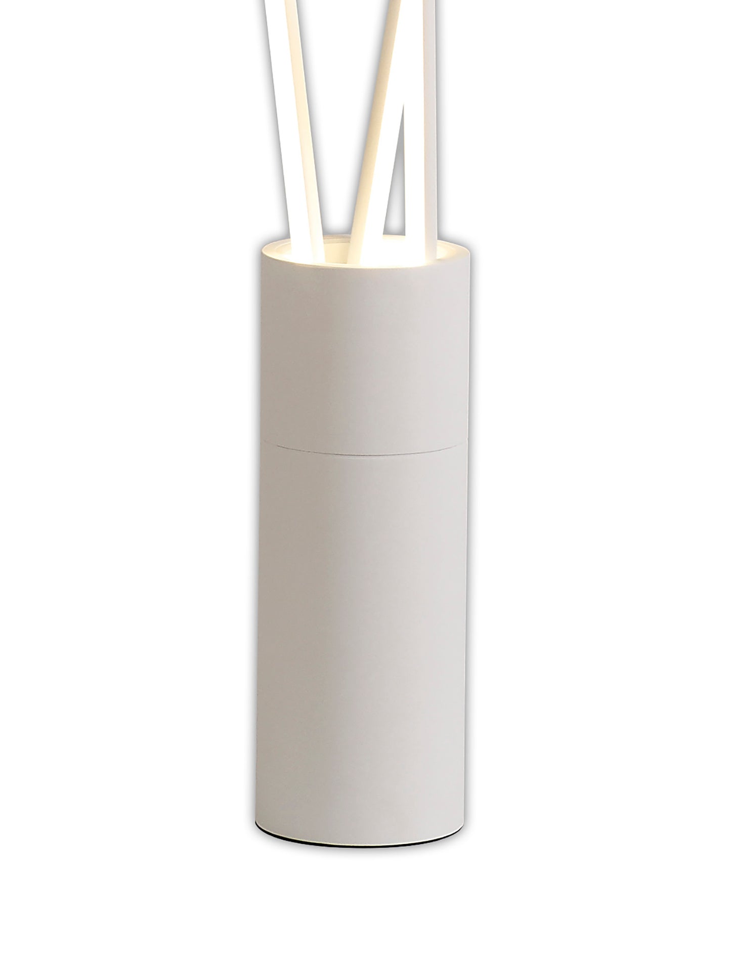Vertical 3 Light Floor Lamp, 60W LED, 3000K, 3600lm, Dimmable, White, 3yrs Warranty by Mantra