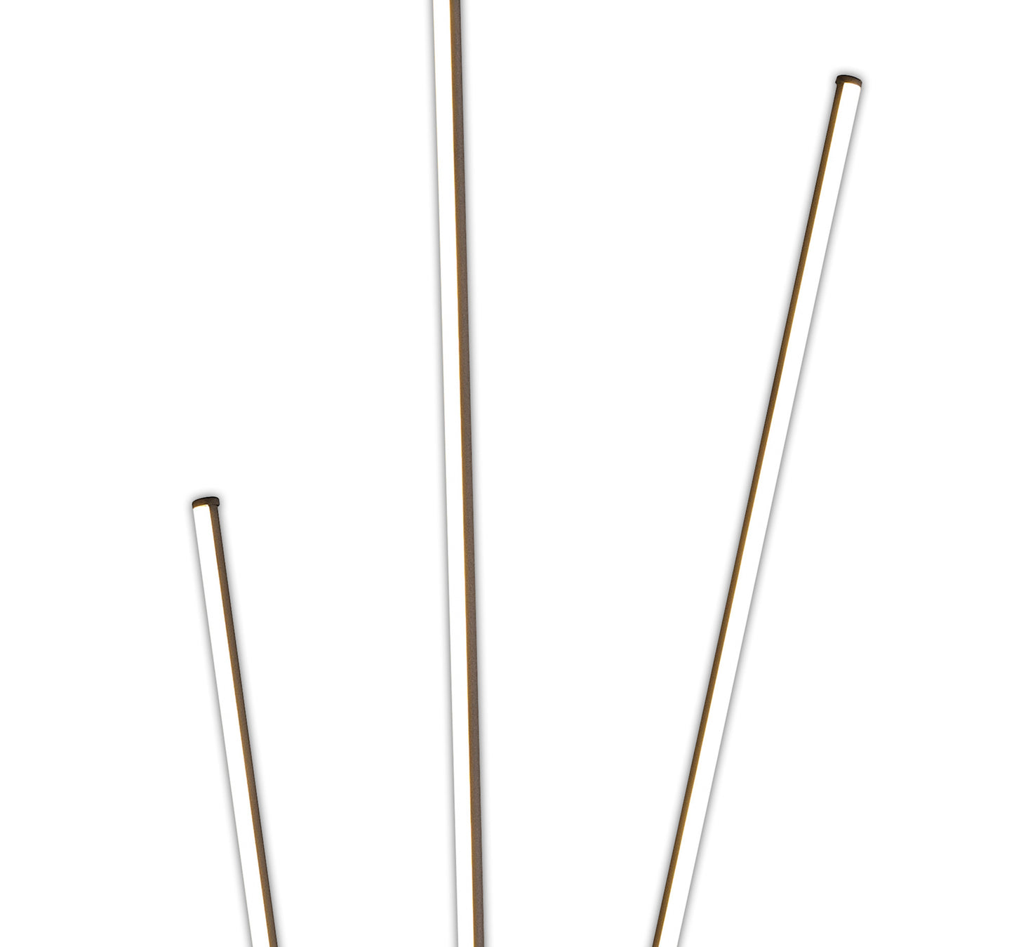 Vertical 3 Light Floor Lamp, 60W LED, 3000K, 3600lm, Dimmable, Black, 3yrs Warranty by Mantra