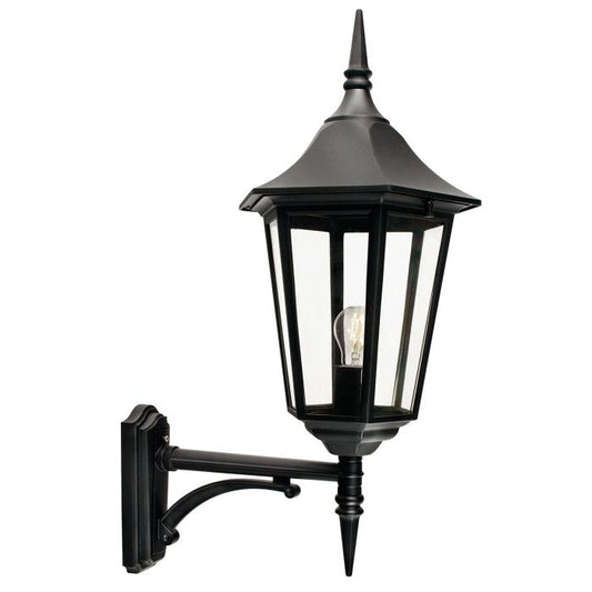 Valencia Grande 1 Light Up Lantern - Black