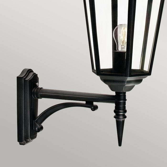 Valencia Grande 1 Light Up Lantern - Black